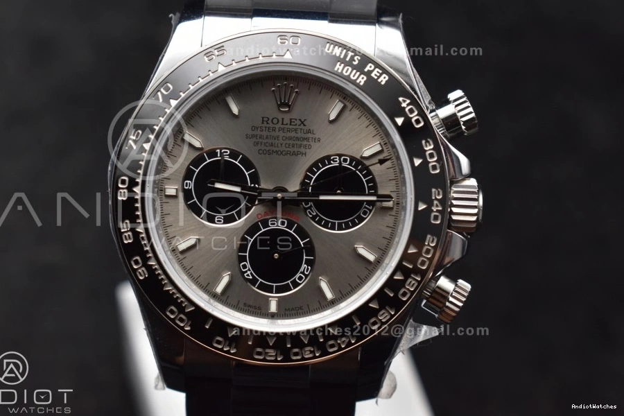 SH4131 Strap Best (Weighted) QF BestValue on Daytona 1:1 Dial Edition 126519 V6 Black Gray Oysterflex 811 1101